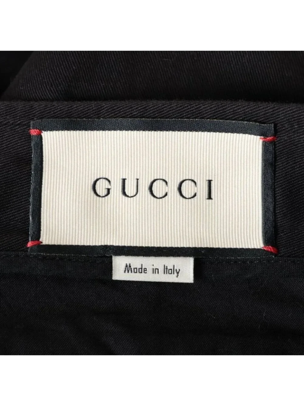 Gucci 17 Cotton Pants 50 Black